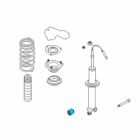 OEM 2017 Nissan GT-R Bush-Rear Shock Absorber Diagram - 56219-JF00B