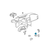 OEM 2006 Chevrolet Corvette Ignition Switch Diagram - 25900944