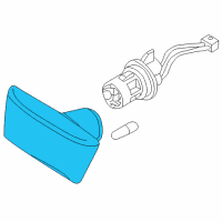 OEM 2011 Buick Regal Repeater Lamp Diagram - 13497990