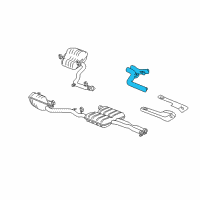 OEM Dodge Magnum Catalytic Converter Diagram - 4581748AB