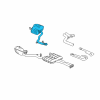 OEM Chrysler Resonator-Exhaust Diagram - 4581869AI