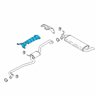 OEM 2020 Ford EcoSport Exhaust Shield Diagram - CN1Z-9911434-B