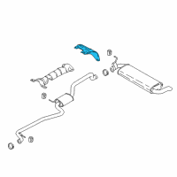 OEM 2022 Ford EcoSport Heat Shield Diagram - GN1Z-5K286-B