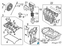 OEM 2022 Kia K5 Seal-Oil Timing Gear Diagram - 213212S000