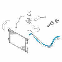 OEM 2014 Kia Forte Hose Assembly-Atm Oil Cooling Diagram - 254203X000