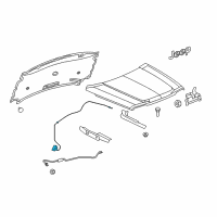 OEM 2007 Dodge Nitro Cable-Hood Release Diagram - 55113202AA