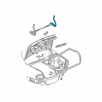 OEM 2003 Buick LeSabre Hinge Diagram - 25697789