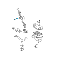 OEM 2005 Lexus RX330 Hose, Ventilation Diagram - 12261-0A050