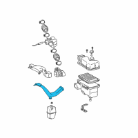 OEM 2007 Lexus RX350 Inlet, Air Cleaner, NO.1 Diagram - 17751-0P060