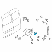 OEM 2017 Nissan NV200 Exterior Door Handle Diagram - 90606-3LM0D