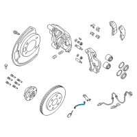 OEM Nissan Titan XD Tube Assy-Brake, Front RH Diagram - 46240-EZ30A