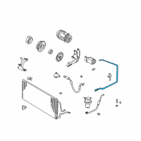 OEM 2001 Buick Regal AC Hose Diagram - 10308247