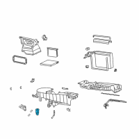 OEM 2007 Pontiac Vibe Valve, A/C Evaporator Thermostat Expansion Diagram - 88970274