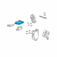 OEM 2009 Acura TSX Adapter Unit, USB (A-Type) Diagram - 39113-TL2-A02