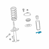 OEM 2020 Infiniti QX50 Seat-Front Spring, Lower Rubber Diagram - 54035-5NA0B