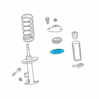 OEM 2019 Infiniti QX50 Seat-Rubber, Front Spring Diagram - 54034-5NA0A