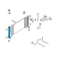 OEM 2018 Infiniti Q70 Tank-Rad RH, W/OIL Cooler Diagram - 21463-1MA0A