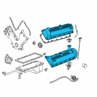 OEM Ford F-250 Super Duty Valve Cover Diagram - 7C3Z-6582-A