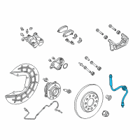 OEM Jeep Renegade Line-Brake Diagram - 68304260AA