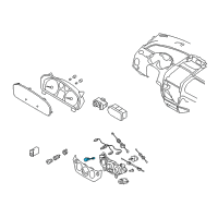 OEM 2009 Pontiac G3 Switch Asm, Windshield Defroster Diagram - 96476108