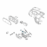 OEM Pontiac Bulb, Accessory Switch Diagram - 96801137