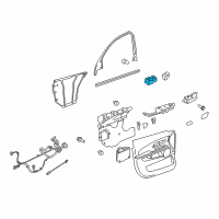 OEM 2014 Chevrolet Equinox Window Switch Diagram - 20917599