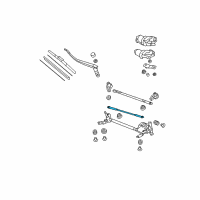 OEM 2012 Honda Accord Rod Unit A Diagram - 76540-TE0-004