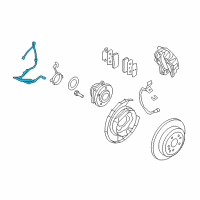 OEM 2011 Kia Sorento Cable Assembly-Abs Ext L Diagram - 919203J400