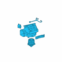 OEM 1999 Lexus RX300 Blower Assembly Diagram - 87130-48020