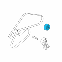 OEM 2015 Kia Sedona Pulley-Idler Diagram - 252863L100