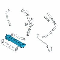 OEM Hyundai Veloster INTERCOOLER Diagram - 28271-2B810
