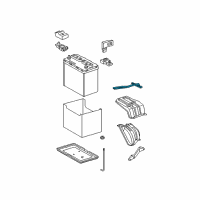 OEM 2009 Toyota RAV4 Hold Down Clamp Diagram - 74404-42150