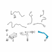 OEM 2018 Ford Transit-250 PCV Tube Diagram - DK4Z-6758-B