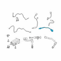 OEM 2019 Ford Transit-250 Rear Oxygen Sensor Diagram - CK4Z-9G444-C