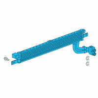 OEM 2016 Buick Encore Auxiliary Cooler Diagram - 95383805