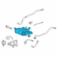 OEM 2016 Honda Civic Set, Canister Assembly Diagram - 17011-TBA-A01