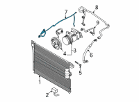 OEM Nissan Frontier PIPE ASSY-FRONT COOLER, HIGH Diagram - 92440-9BU0D