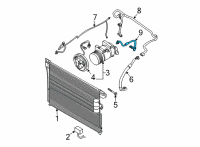 OEM 2022 Nissan Frontier HOSE-FLEXIBLE, HIGH Diagram - 92490-9BU0C