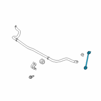 OEM Kia Borrego Link Assembly-Front Stabilizer Diagram - 548402J000