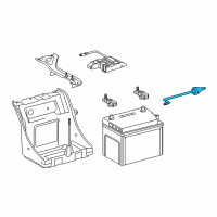 OEM Lexus Hose, Battery Diagram - 28885-31070