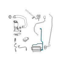 OEM Chrysler Aspen Tube-Control Valve To CANISTER Diagram - 52855365AB