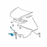 OEM 2007 Chevrolet Monte Carlo Latch Diagram - 25868008