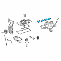 OEM 2019 Lexus IS300 Gasket, Manifold Diagram - 17171-36040