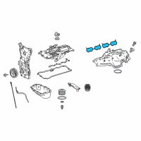 OEM 2018 Lexus NX300 Gasket, Manifold Diagram - 17171-36040