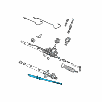 OEM 2014 Honda Ridgeline Rack, Steering Diagram - 53626-SJC-A01