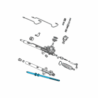 OEM 2013 Honda Ridgeline Rack, Steering Diagram - 53626-SJC-A01