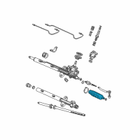 OEM Honda Ridgeline Dust Seal, Tie Rod Diagram - 53534-SJC-A01