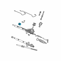 OEM Acura MDX Cushion B, Gear Box Diagram - 53436-S3V-A01