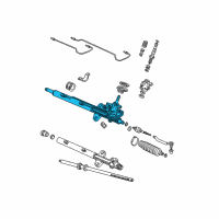 OEM 2009 Honda Ridgeline Box, Power Steering Gear Diagram - 53601-SJC-A02