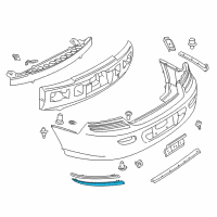 OEM 2001 Dodge Stratus HEADLAMP-FASCIA Diagram - MR416993